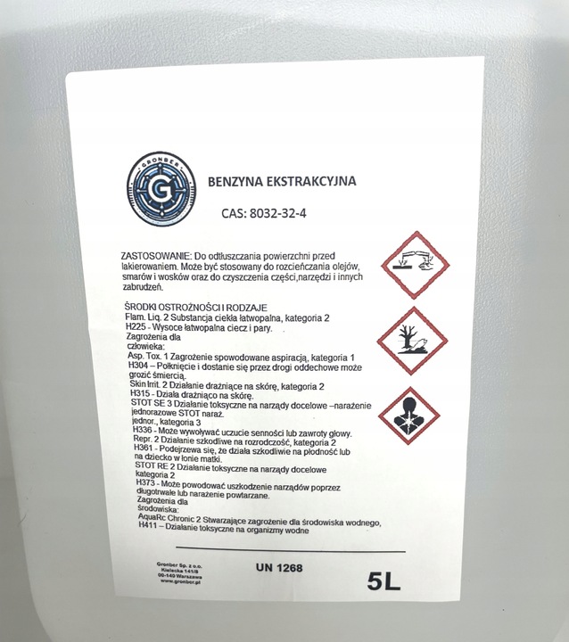 Benzyna ekstrakcyjna 5L