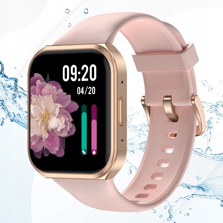 SMARTWATCH DAMSKI ROZMOWY ZEGAREK SPORTOWY POLSKIE MENU GRY SMART WATCH