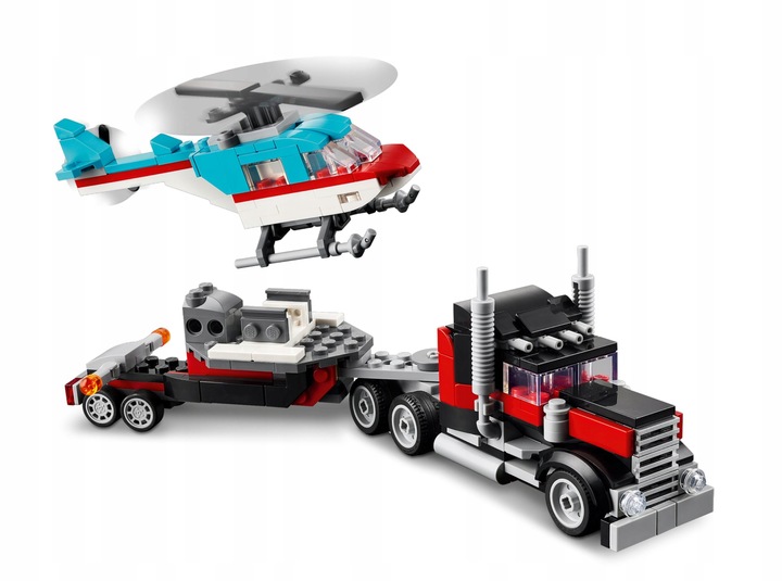 LEGO CREATOR 3W1 31146 CIĘŻARÓWKA Z HELIKOPTEREM