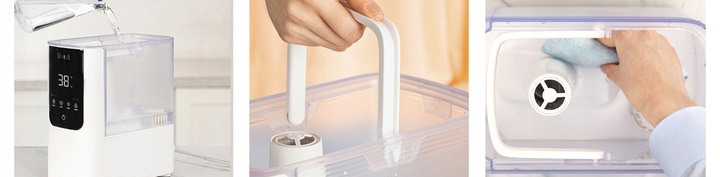 Nawilżacz powietrza Levoit OasisMist 450S dyfuzor ciepła zimna mgiełka 40m2