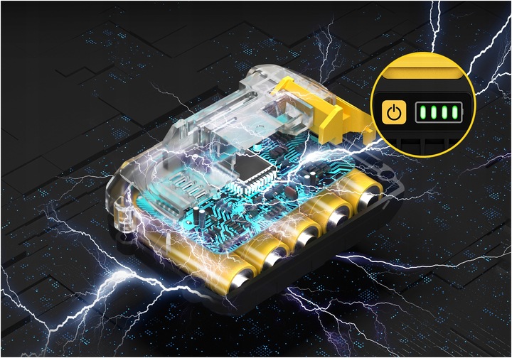 PIŁA ŁAŃCUCHOWA AKUMULATOROWA 6" DO GAŁĘZI DREWNA GAŁĘZIÓWKA 2x AKUMULATOR