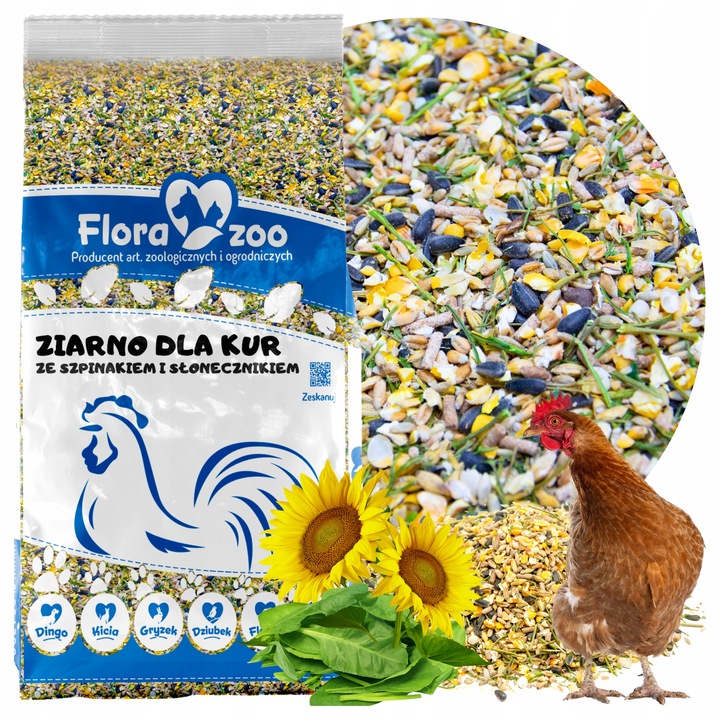 NATURALNA KARMA PASZA ZIARNO KRUSZONA DROBNA DLA DROBIU KUR NIOSKA