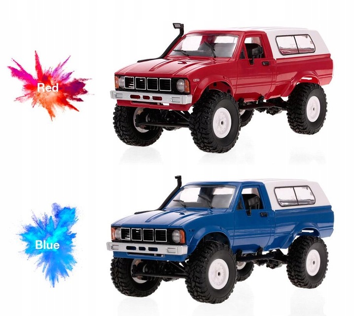 SAMOCHÓD ZDALNIE STEROWANY Auto RC TERENOWY WPL OFF ROAD 4x4 DUŻY PICKUP