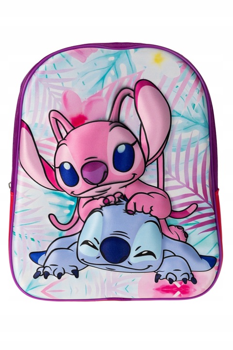 PLECAK 7L SZKOLNY PRZEDSZKOLNY LILO STICH różowy DO przedszkola dla dzieci