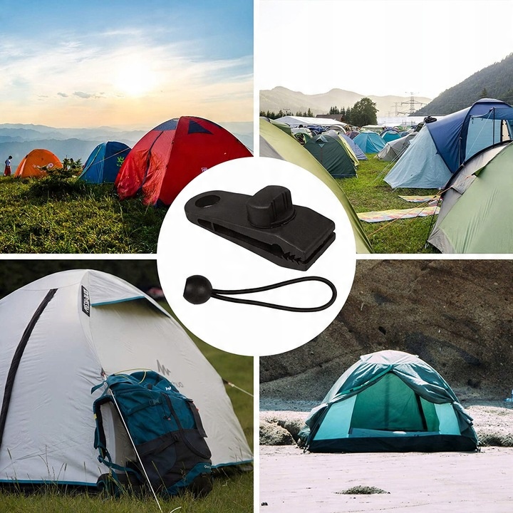 10X KLIPS DO PLANDEKI, ZACISK MARKIZY DO NAMIOTÓW, KLIPSÓW DO PLANDEKI