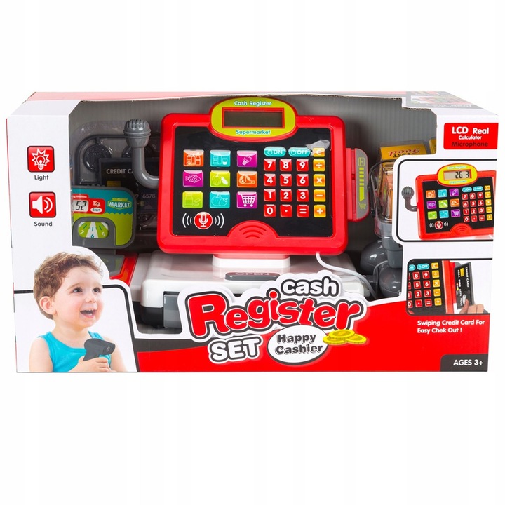 KASA SKLEPOWA FISKALNA INTERAKTYWNA DLA DZIECI XL MATADI