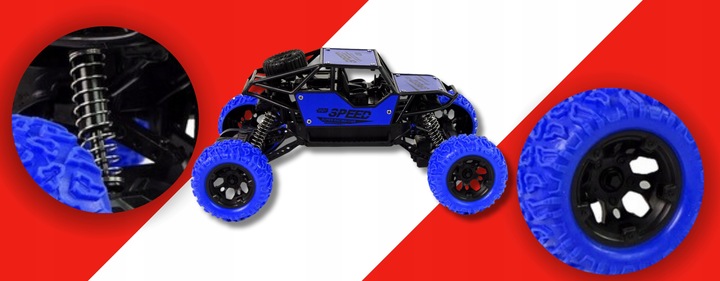 Samochód zdalnie sterowany BUGGY Akumulator 500mAh pilot BATERIE DLA DZIECI