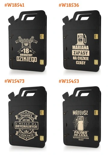 KANISTER BAREK PREZENT NA 18 30 40 50 URODZINY