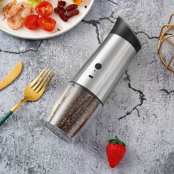 ZESTAW MŁYNKÓW GRAWITACYJNYCH DO PIEPRZU SOLI LED