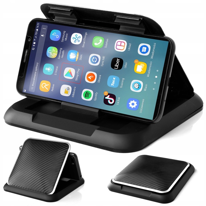 UCHWYT NA TELEFON DO SAMOCHODU KOKPIT DESKĘ AUTA SAMOCHODOWY HOLDER MOCNY