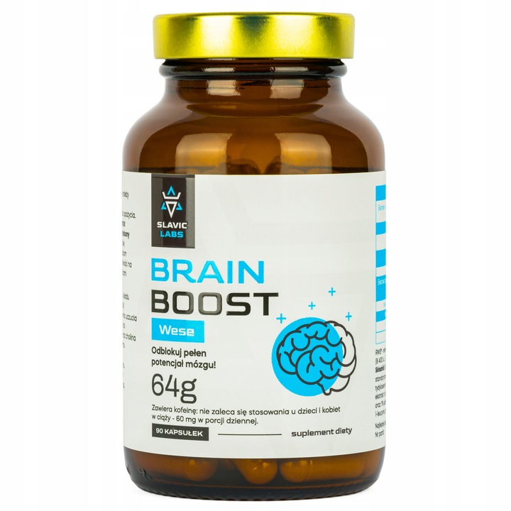 BrainBoost "Wese" KONCENTRACJA | PAMIĘĆ | ZMĘCZENIE - Slavic Labs
