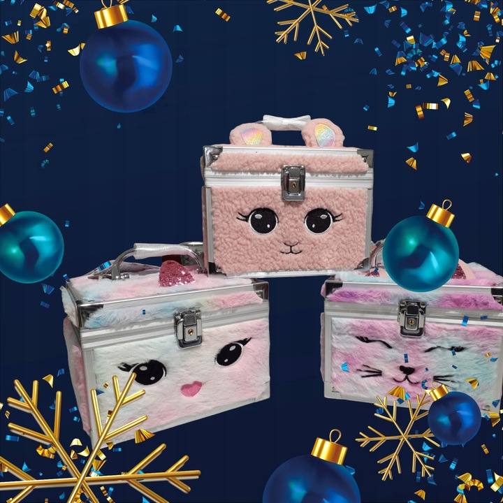 Kosmetyczka walizka dziecięca z produktami do makijażu I Love My Style 32