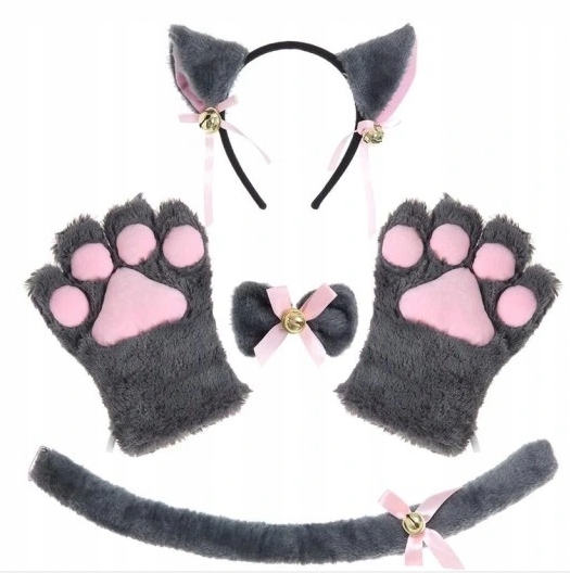 5 sztuk ogon Cosplay Furry łapy