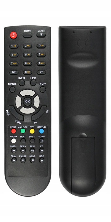 Pilot Opticum E-RCU 015 Dekodera Globo Skymaster RCU 015 +baterie GP 5szt