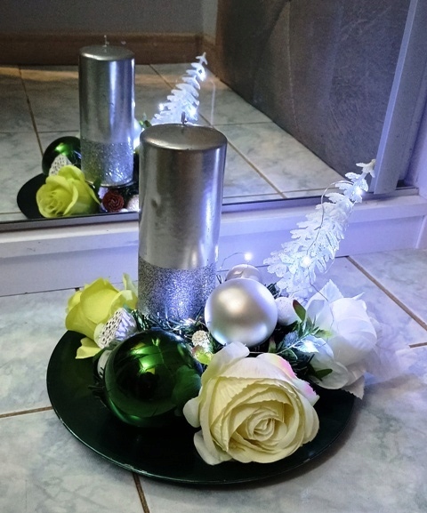 STROIK STROIKI BOŻE NARODZENIE STROIK NA TALERZU NR 2