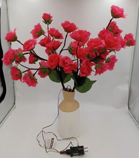 Lampki Ogrodowe LED Krzew Róży 2 szt, 40 Diod