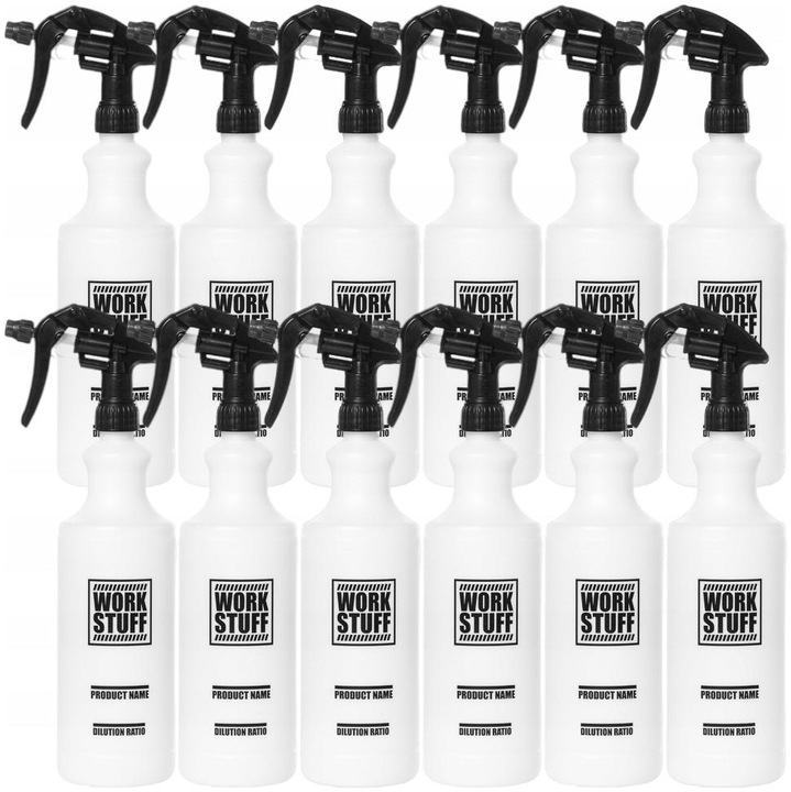 WORK STUFF ZESTAW 12 BUTELEK 1L + TRIGGERY CANYON