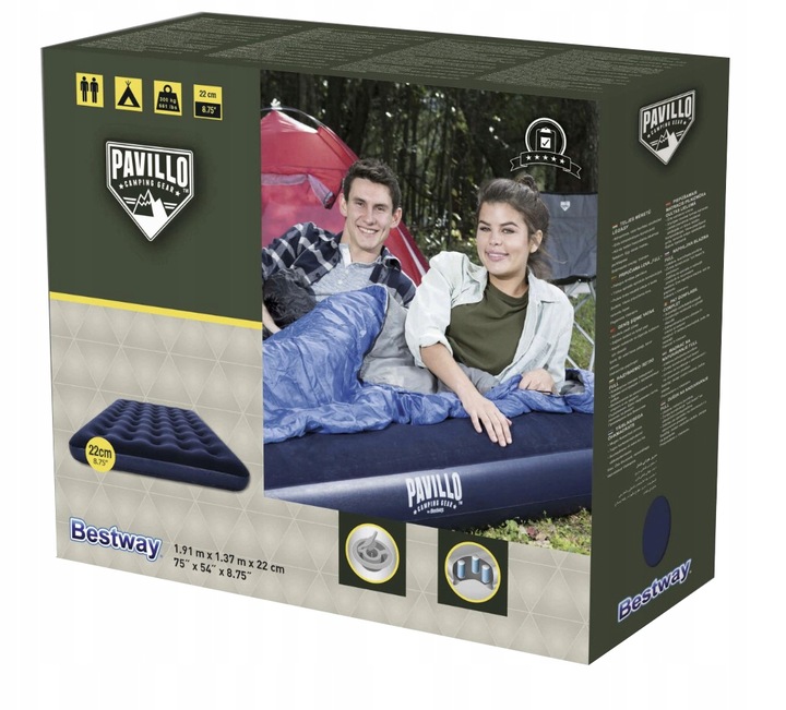 Materac dwuosobowy Bestway 191 x 137 x 22 cm 67002