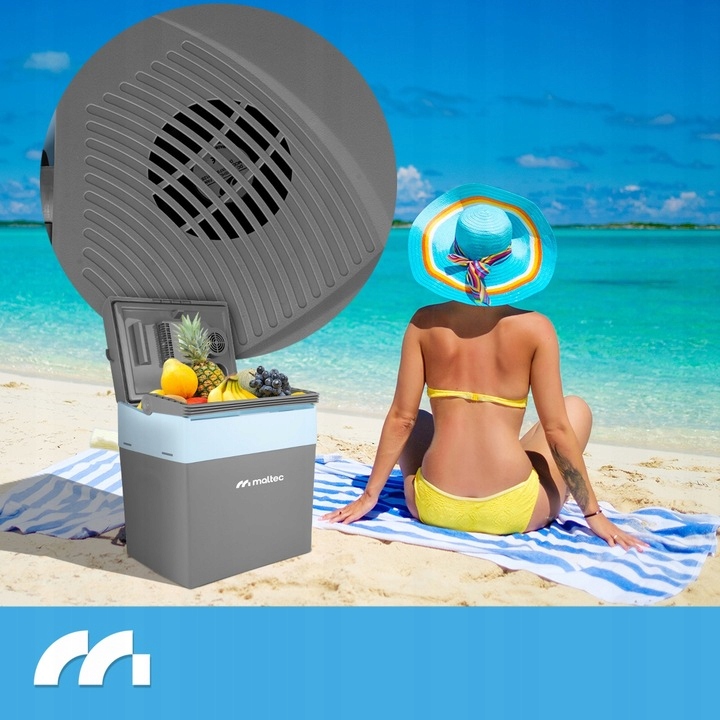 LODÓWKA TURYSTYCZNA MOBILNA SAMOCHODOWA 25L CHŁODZENIE GRZANIE 12V/230V