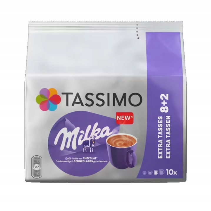 Kapsułki TASSIMO MILKA 8 + 2
