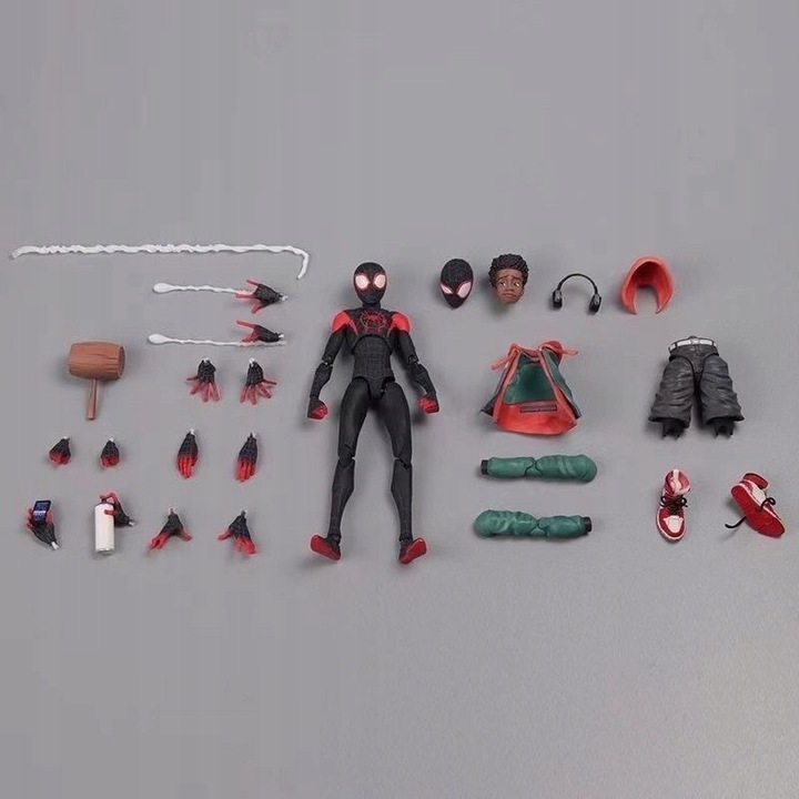 SPIDERMAN FIGURKA AKCJI RUCHOME MILE MORALES PCV FIGURKA AKCJI ZABAWKA