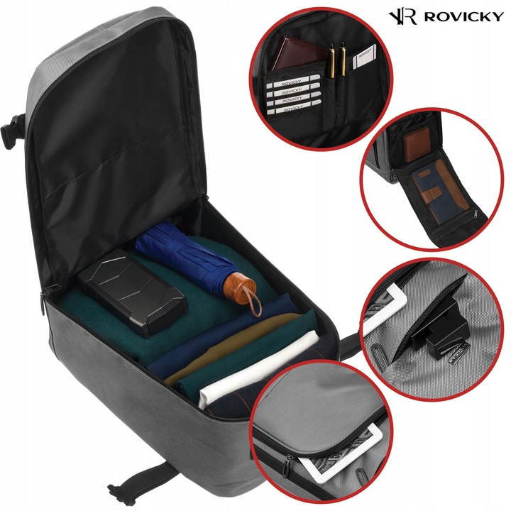 Plecak torba bagaż podręczny turystyczny 40x25x20 Wizzair Ryanair pojemny