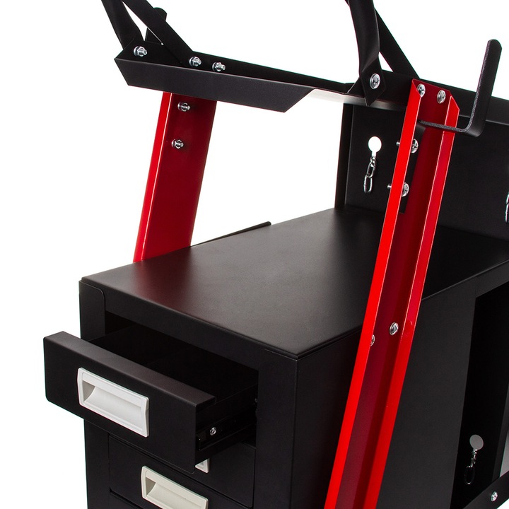 WÓZEK SPAWALNICZY DO SPAWAREK 4 SZUFLADY + PÓŁKA NA BUTLE