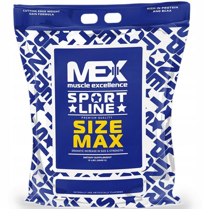 Odżywka GAINER MEX Size MAX 6800g na MASĘ 6,8KG