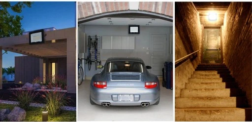 Naświetlacz halogen lampa LED z czujnik ruchu 10W