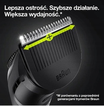 TRYMER MASZYNKA BRAUN BT5341 DO BRODY ZAROSTU + Gillette Fusion 5 ProGlide