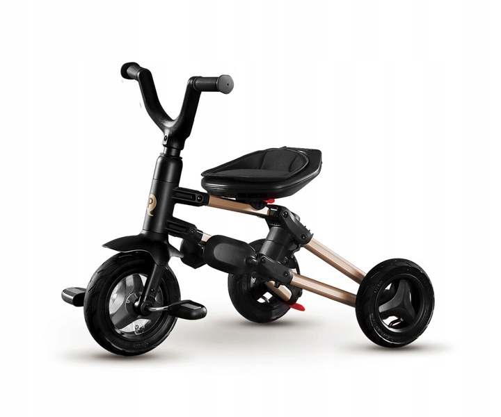 ROWEREK TRÓJKOŁOWY WIELOFUNKCYJNY QPLAY NOVA+ RUBBER GOLDEN MILLY MALLY