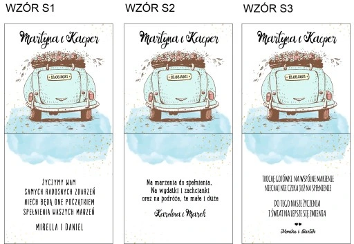 PUDEŁKO NA PIENIĄDZE PREZENT ŚLUBNY DLA MŁODEJ PARY NOWOŻEŃCÓW GRAWER