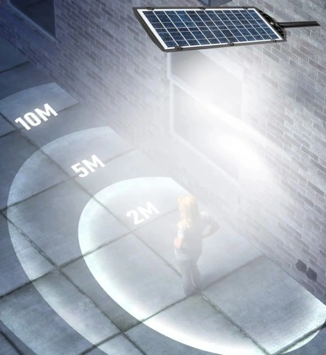 Lampa solarna uliczna 1000W z funkcją on/off Pilot