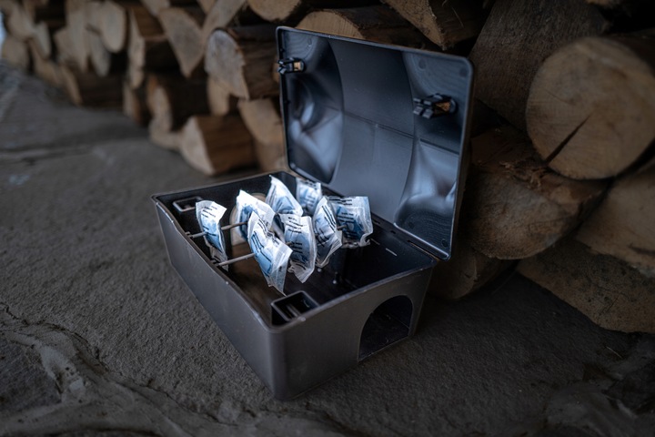 ZESTAW STACJA DERATYZACYJNA NA TRUTKĘ NA MYSZY x5