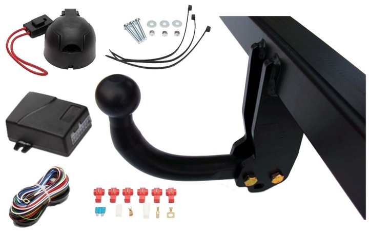 HAK HOLOWNICZY + MODUŁ 7-PIN DO AUDI A4 B6 B7 SEDAN+KOMBI 2000kg