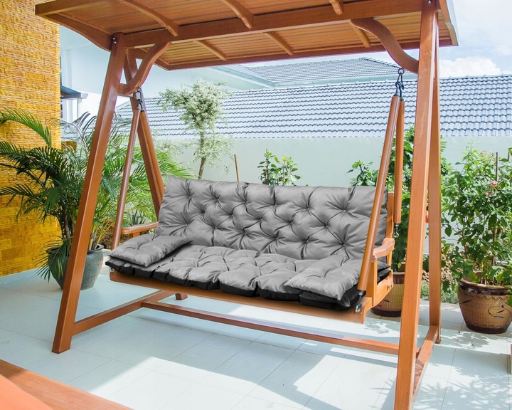 PODUSZKI na ŁAWKĘ HUŚTAWKĘ 100x60x50 + 2x 40x40