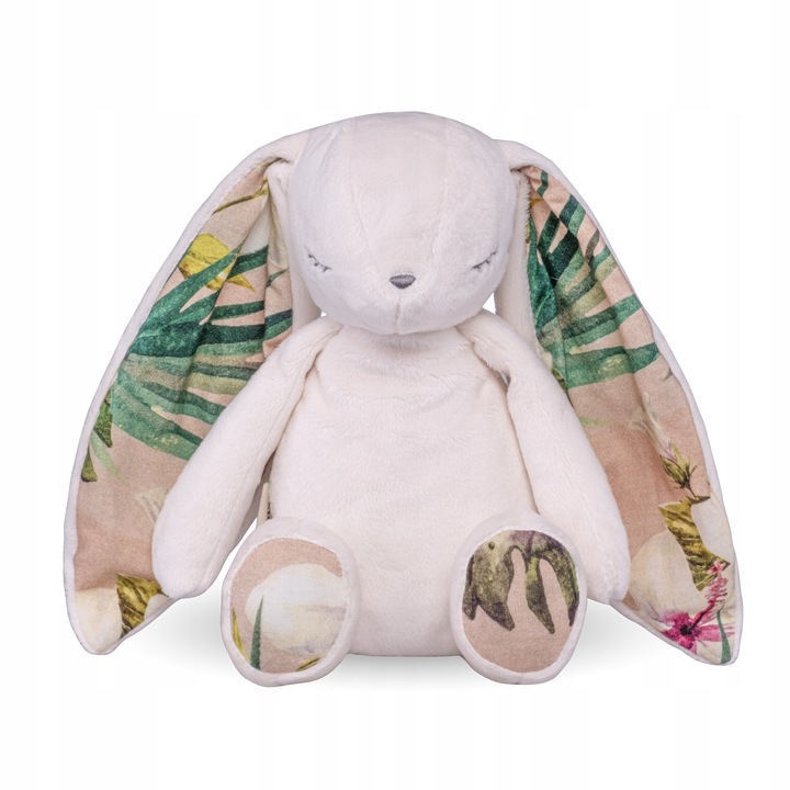 Szumiący pluszowy Miś Diddou z projektorem gwiazd - ecru