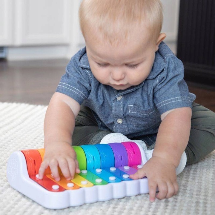 Ksylofon dla dzieci Instrument kolorowe grające Cymbałki Fat Brain Toys