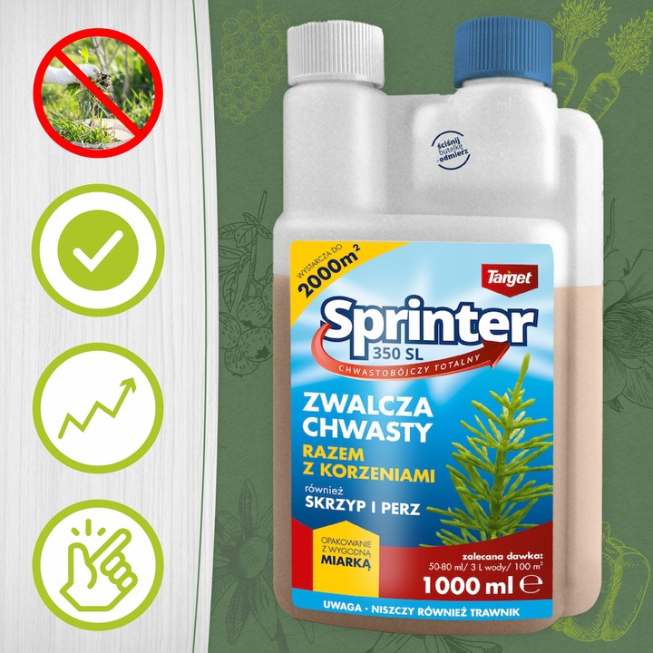 SPRINTER 350SL NA CHWASTY RAZEM Z KORZENIAMI SKRZYP PERZ 1L TARGET