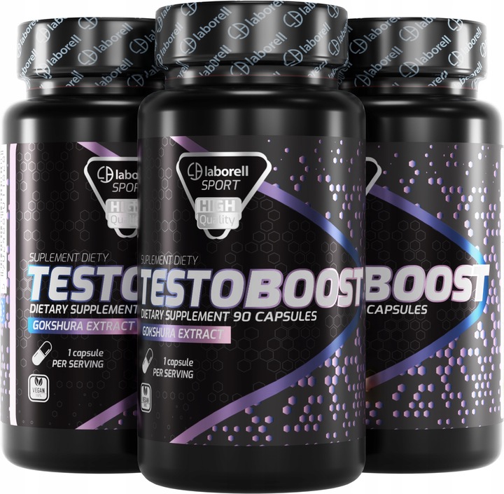 Laborell Testoboost booster testosteronu Tribulus terrestris 90 kapsułek