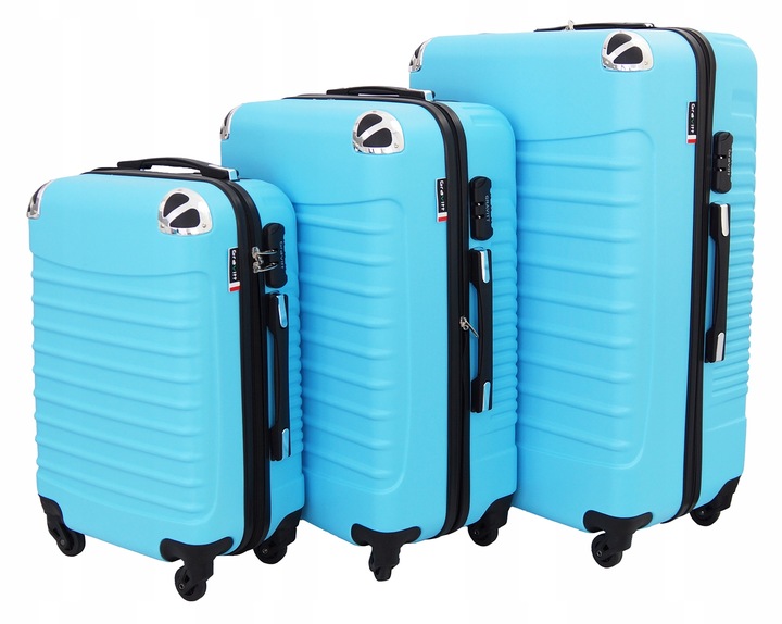 ZESTAW WALIZEK 3w1 WALIZKA PODRÓŻNA NA KÓŁKACH GRAVITT 2023