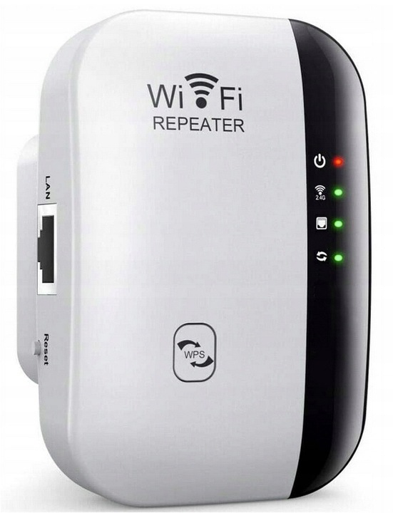 Wzmacniacz Sygnału Wi-FI Mocny Repeater Access Point Router 300 Mb/s 2.4GHz