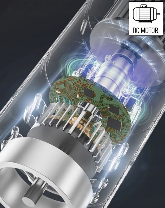 WENTYLATOR KOLUMNOWY XL 60W BIAŁY CICHY PANEL LED PILOT OSCYLACJA TERMOMETR