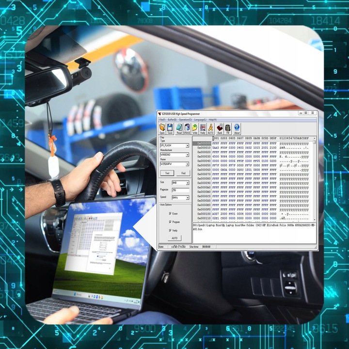 Zestaw Uniwersalny Programator EEPROM i Flash EZP2019+USB SPI EPROM BIOS