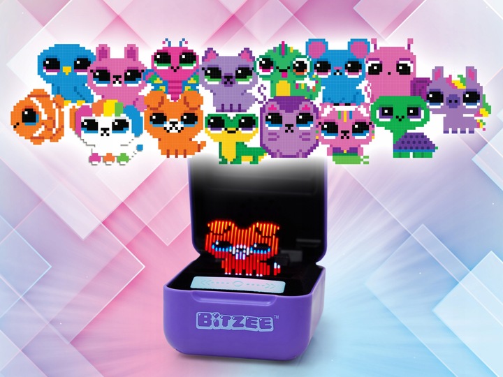 BITZEE INTERAKTYWNE ZWIERZĄTKO CYFROWE HOLOGRAM 15 ZWIERZĄTEK + GRATIS