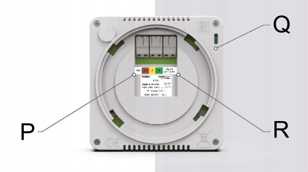 STEROWNIK REGULATOR TERMOSTAT POKOJOWY BIAŁY R-12S DO LISTWY L-X WG.11.0669