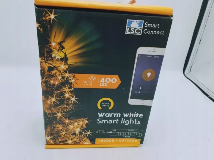 OŚWIETLENIE SMART CONNECT WIFI LSC – 400 LED PUDEŁKO