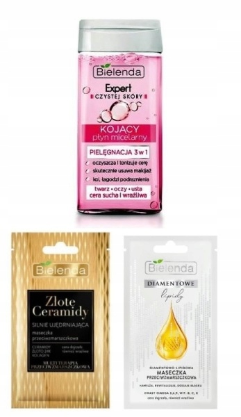 BIELENDA maska algowa z KOLOIDALNYM ZŁOTEM 190g