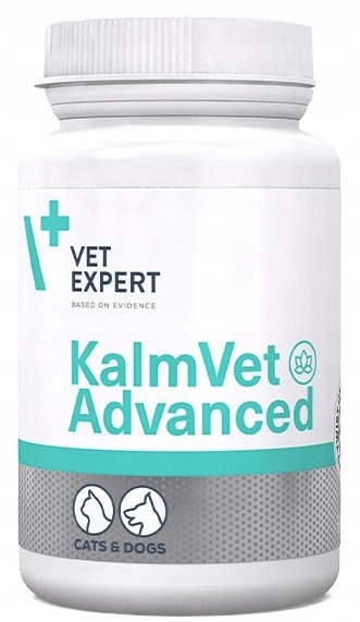 Vetexpert KalmVet ADVANCED TwistOff objawy stresu pies / kot 60 kapsułek