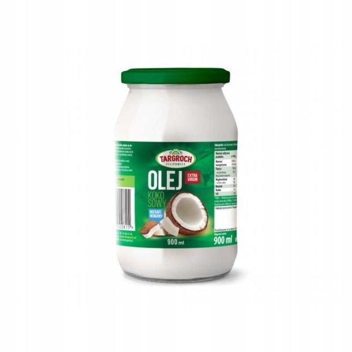 Olej Kokosowy Nierafinowany 900ml Extra Virgin
